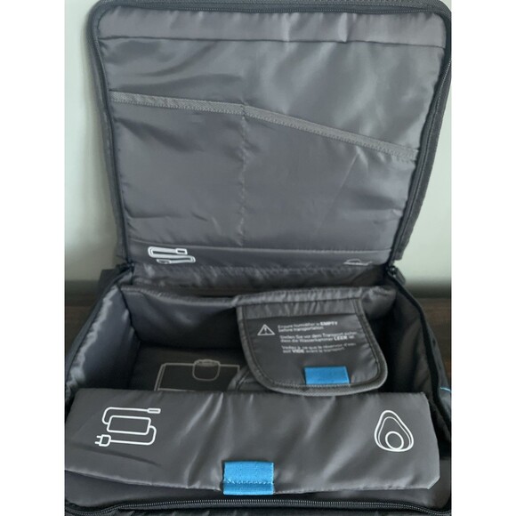 ResMed AirSense 10 AutoSet CPAP Travel Bag Carry Case Organizer Gray - Picture 5 of 8